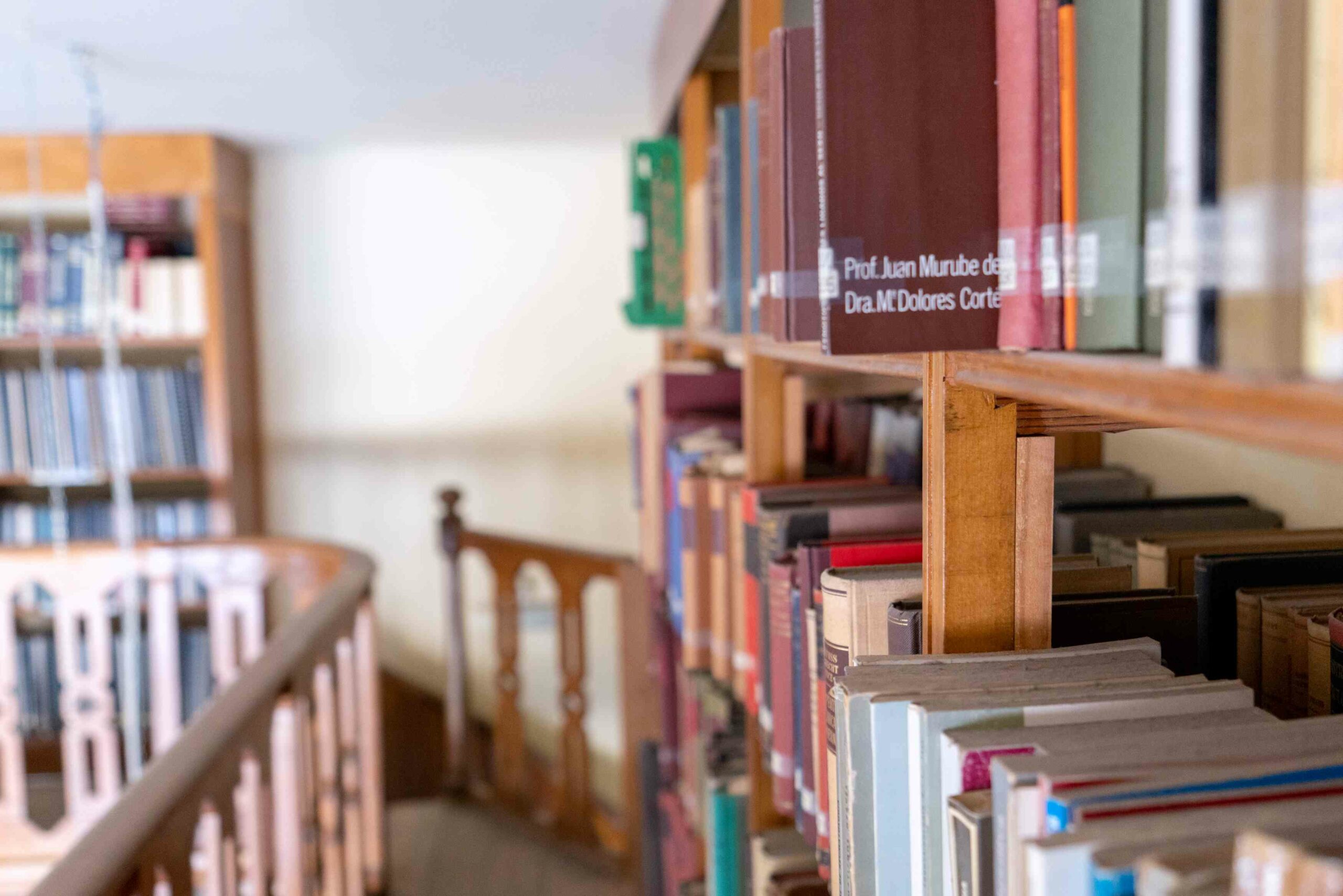 estanterías con libros